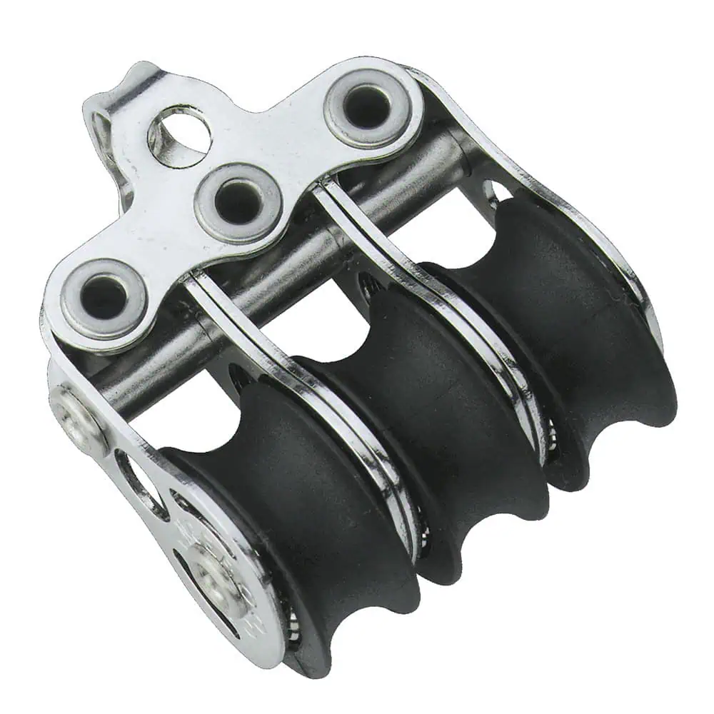 Sprenger Micro XS Block Ball Bearing 6mm - 3 Sheaves, Bow - Image