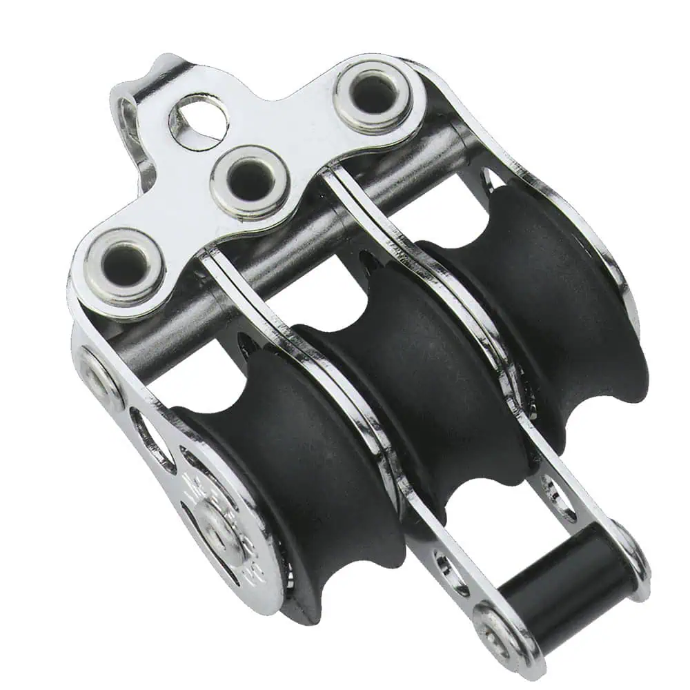 Sprenger Micro XS Block Ball Bearing 6mm - 3 Sheaves, Bow, Becket - Image