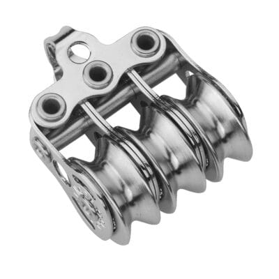 Sprenger Micro XS Block For Wire Ball Bearing 4mm - 3 Sheaves, Bow - Image