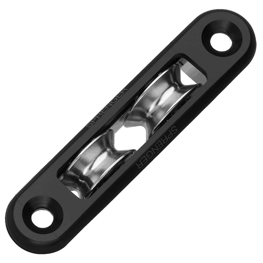 Sprenger Micro XS Cheek Block Ball Bearing 4mm - 2 Sheaves - Image