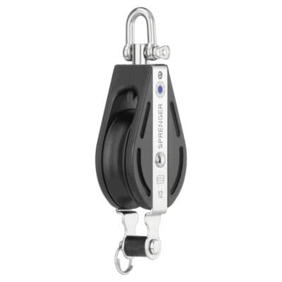 Sprenger S-Block Needle Bearing 12mm - 1 Sheave, Swivel, Becket - Image