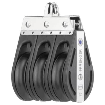 Sprenger S-Block Needle Bearing 12mm - 3 Sheaves, Through Bow - Image