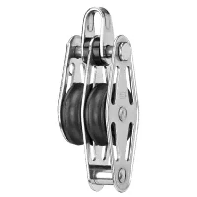 Sprenger Sliding Bearing Block 6mm - 2 Sheaves, Bow, Becket - Image