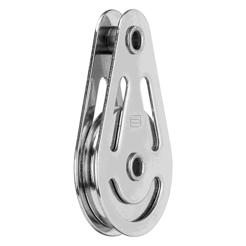 Sprenger Wire Block Sliding Bearing 4mm - 1 Sheave, Hollow Axles - Image