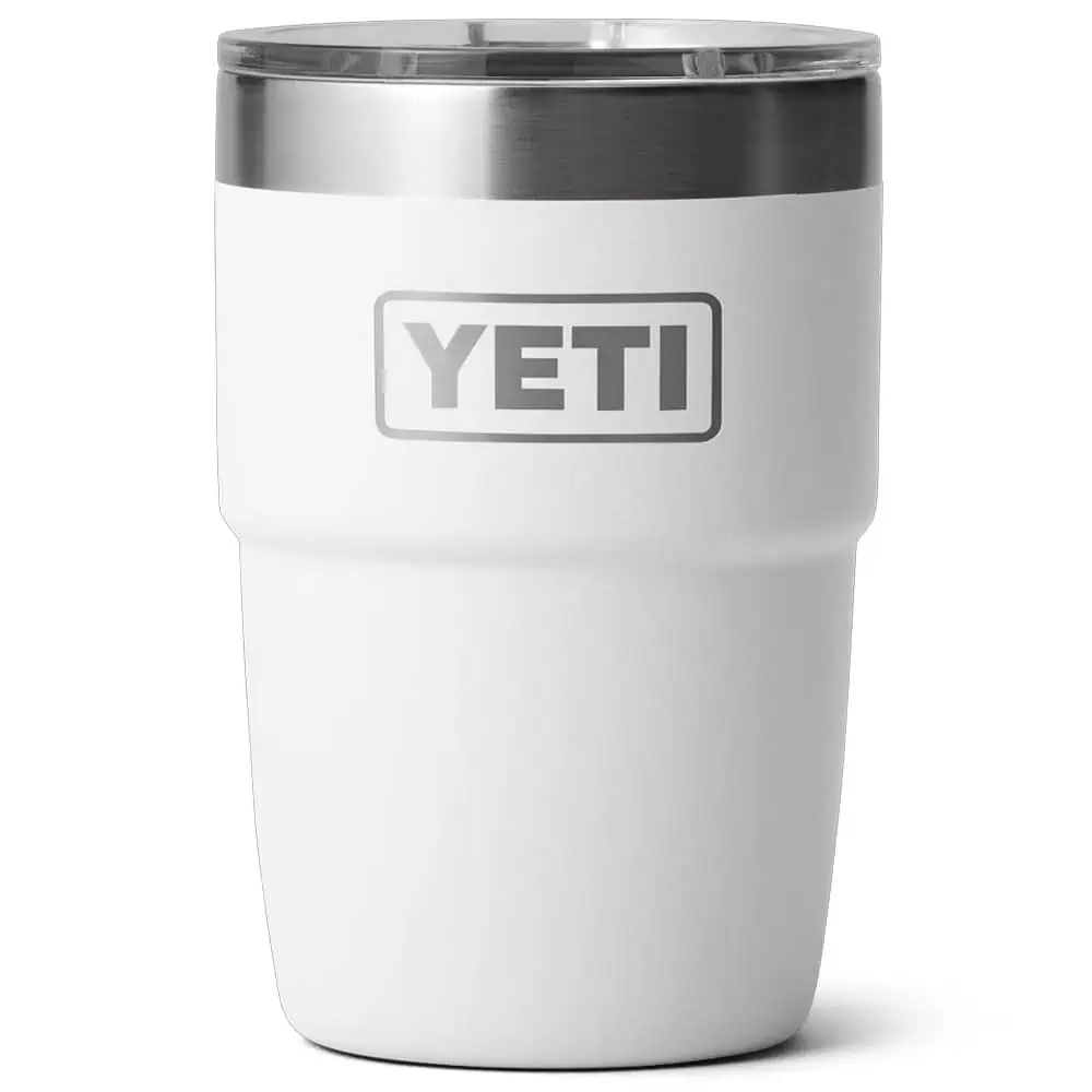 YETI Rambler 8 oz (236 ml) Stackable Cup - White (Ceramic Lining)