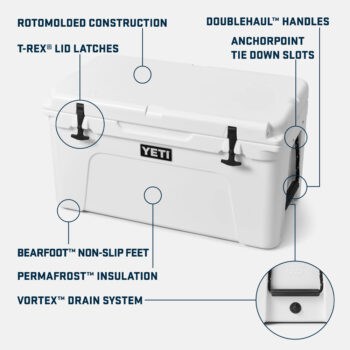YETI Tundra 65 Cool Box - White