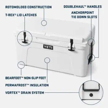 YETI Tundra 65 Cool Box - White