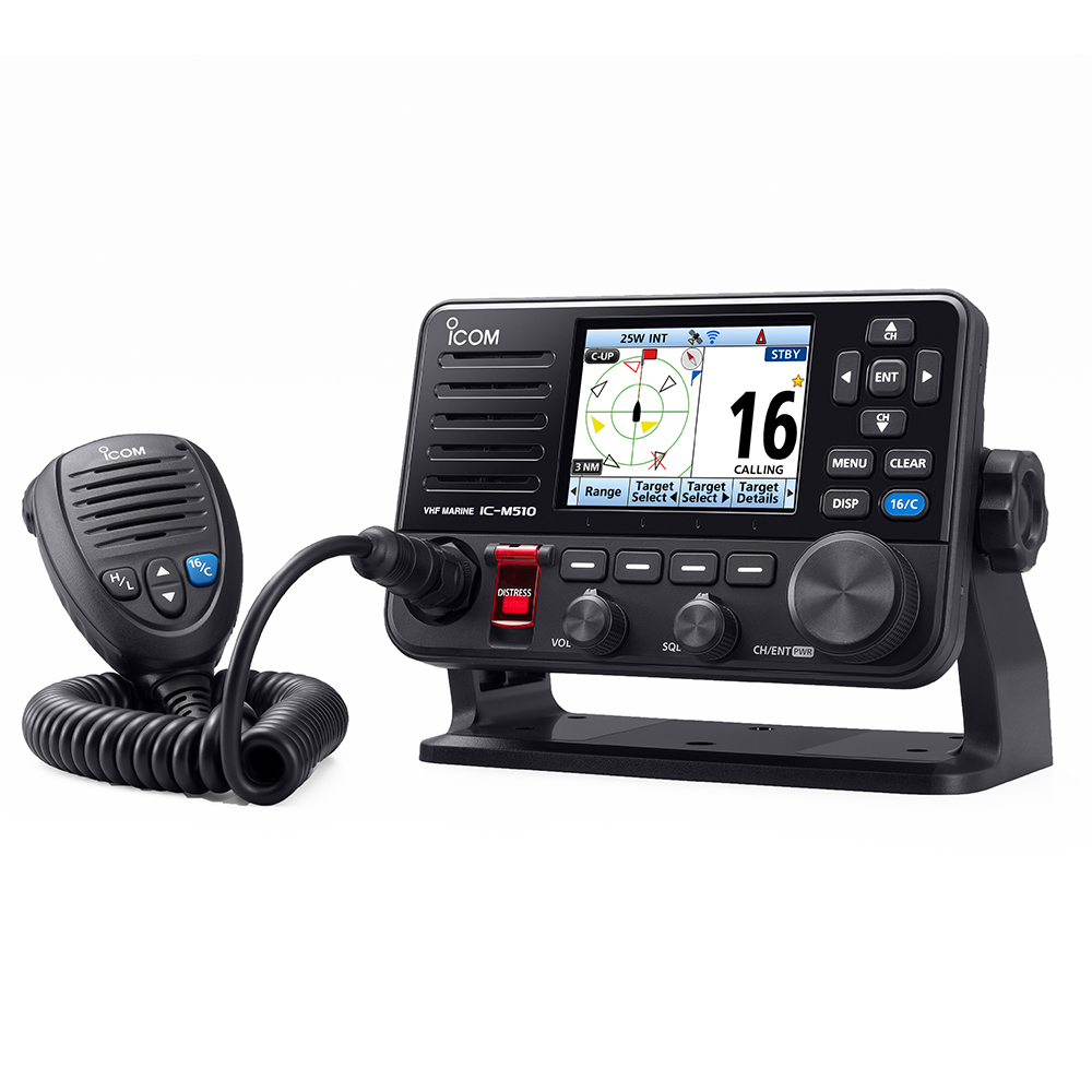 Icom M510 EVO VHF Radio with AIS Receiver - Image