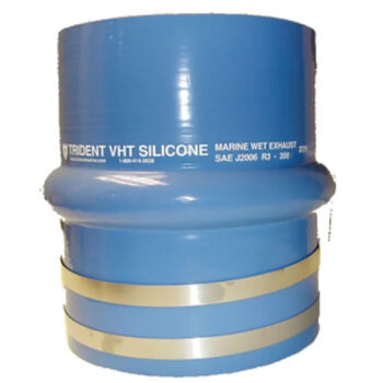 Trident Blue Silicone Exhaust Bellow - 10 Inch - Image