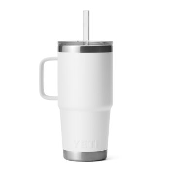 YETI Rambler 25 oz (739 ml) Straw Mug - White