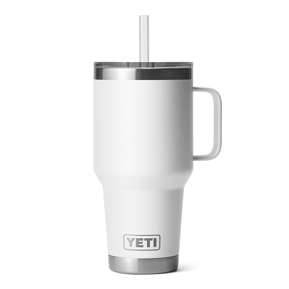 YETI Rambler 35 oz (1 L) Straw Mug - White