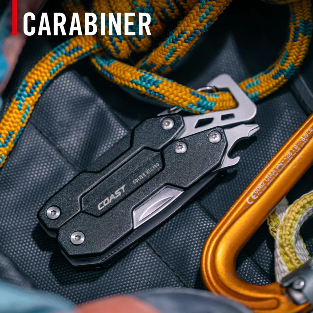 Coast MTC300 Colter Compact Multi-tool with Carabiner - Image