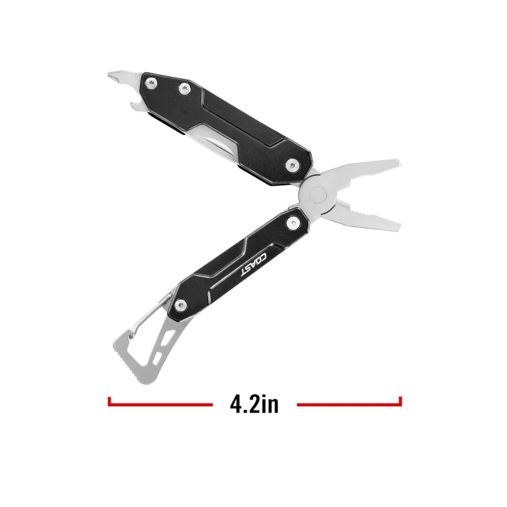 Coast MTC300 Colter Compact Multi-tool with Carabiner - Image