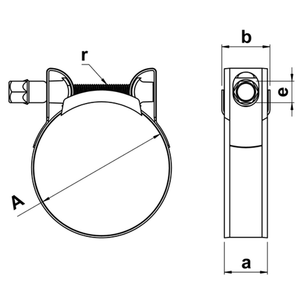 Mikalor Supra Heavy Duty Bolt Clamps W4 - Image