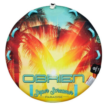 O'Brien Super Screamer Paradise Towable 2 Person Inflatable Deck Tube - Image