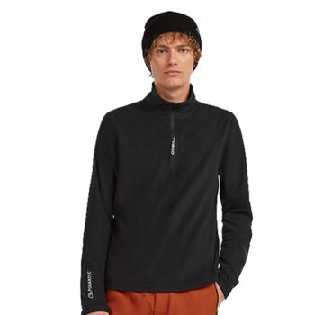 O'Neill Cruz Jack's Polartec Half-Zip Fleece - Black Out