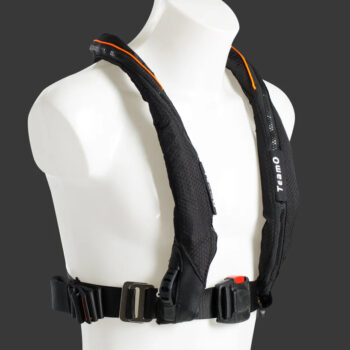 TeamO 170N Micro Lifejacket - Auto - Black/Orange