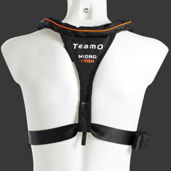 TeamO 170N Micro Lifejacket - Auto - Black/Orange
