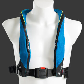 TeamO 170N Micro Lifejacket - Auto - Blue/Yellow