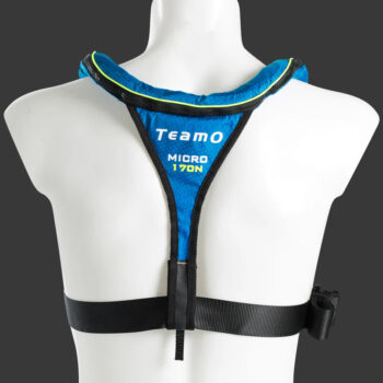 TeamO 170N Micro Lifejacket - Auto - Blue/Yellow