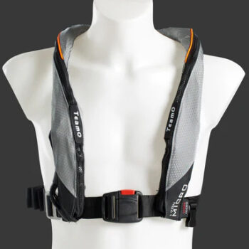 TeamO 170N Micro Lifejacket - Auto - Grey/Orange