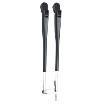 Vetus Black Parallel Wiper Arm Set 386 to 471mm - Image