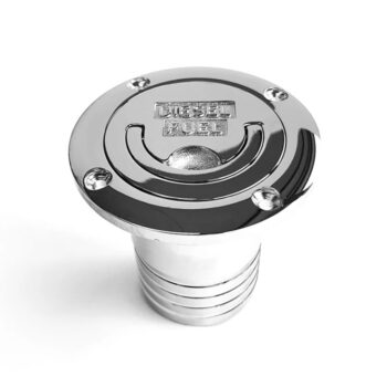 Vetus Chrome Filler cap ''DIESEL FUEL" for hose Ø 51 mm - Image