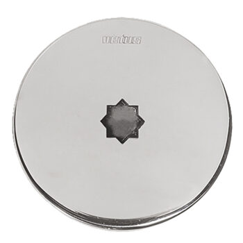 Vetus Stainless steel filler cap "WATER" for hose 38 mm, cover 87 mm - Image