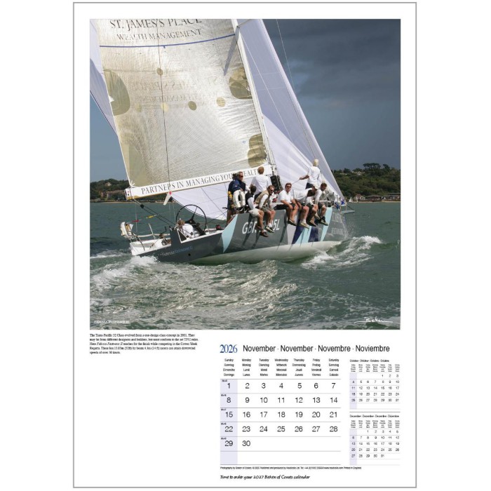 Beken of Cowes Calendar 2026 - Yachting - Image