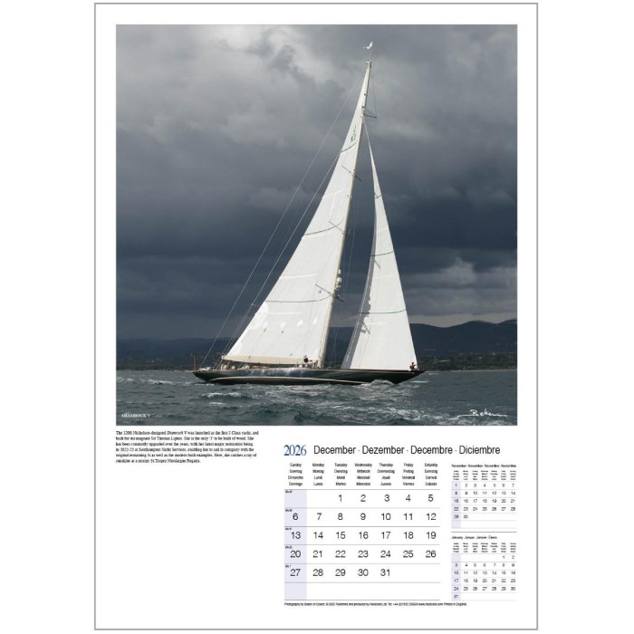 Beken of Cowes Calendar 2026 - Yachting - Image
