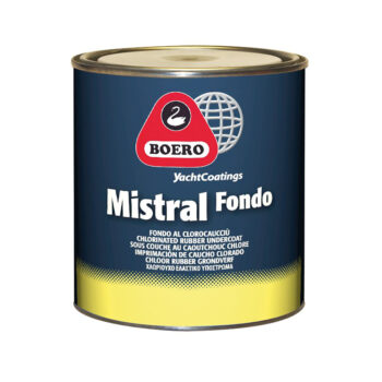 Boero Mistral Fondo Chlorinated Rubber Undercoat - Metallic Grey - Image