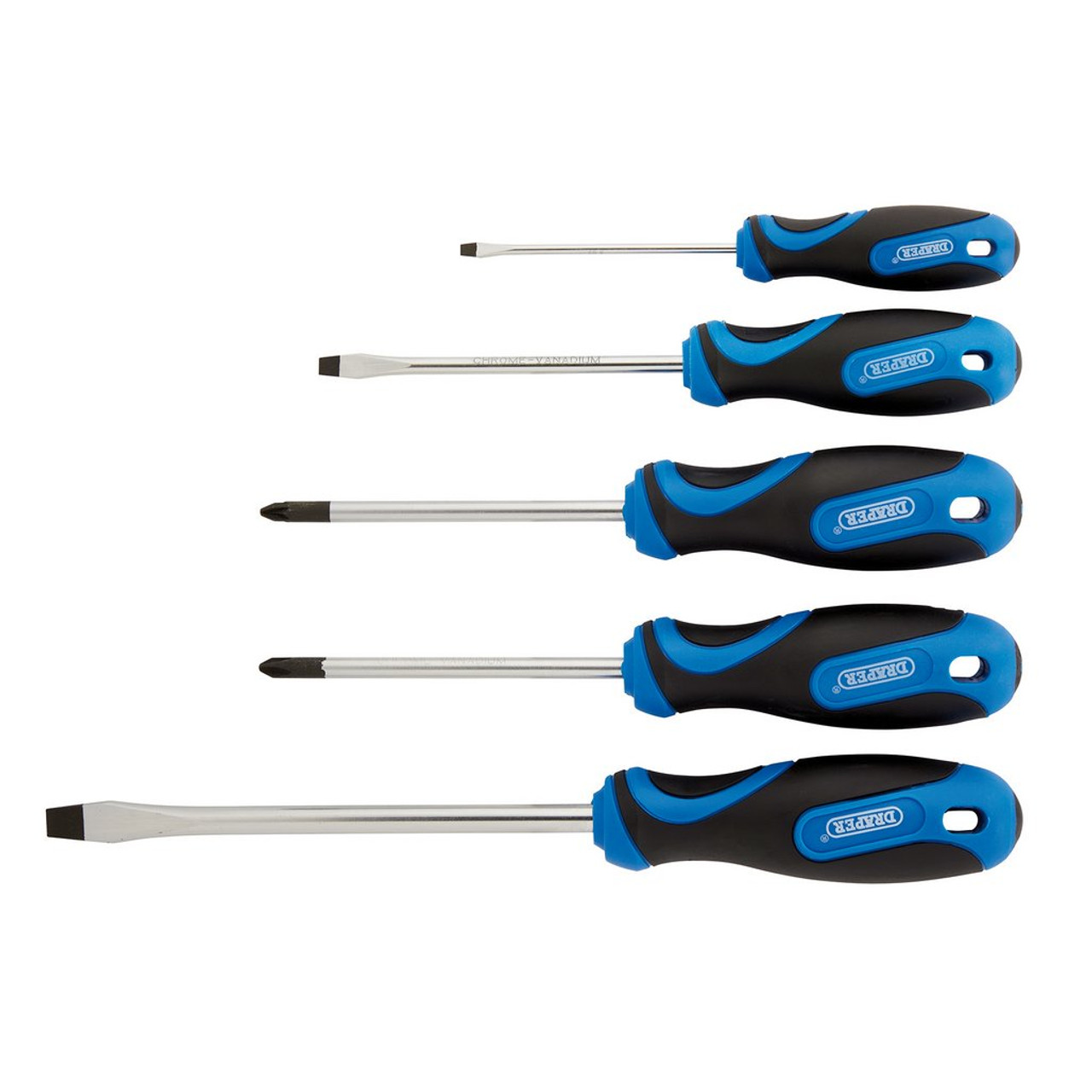 Draper Soft Grip Screwdriver Set - Image