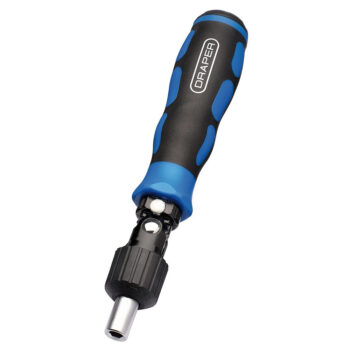 Draper Ratchet Screwdriver and Bit Set (13 Piece) - Image