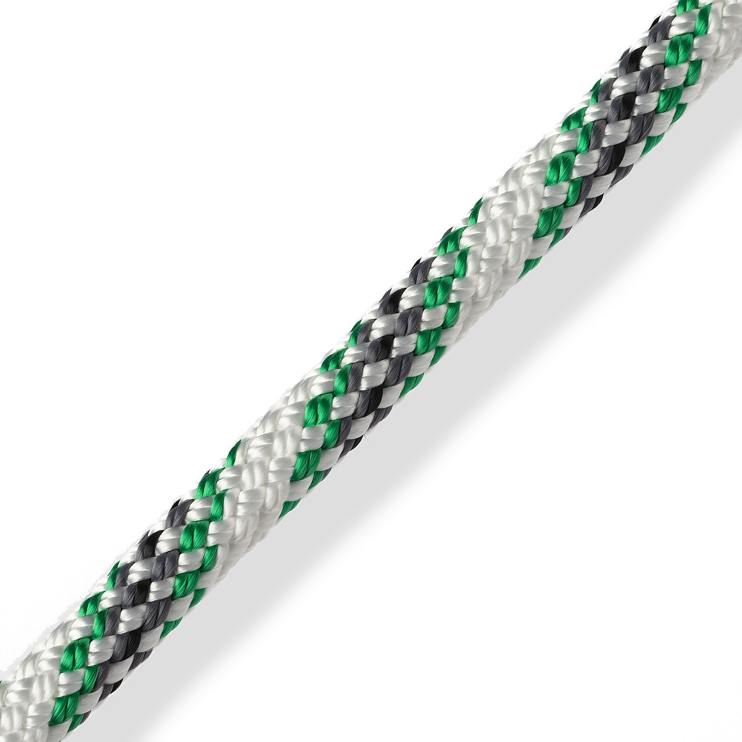 Marlow D2 Club Rope - Dyneema® SK75 / Polypropelene Core - Green Fleck