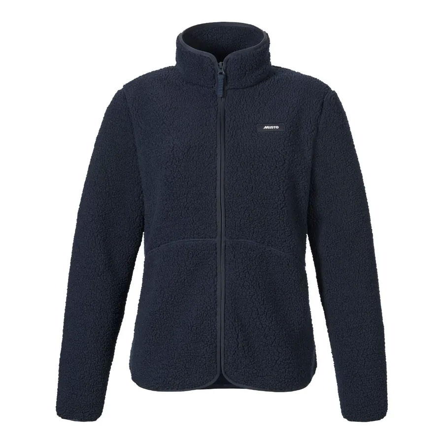 Musto Cove Deep Pile Fleece Jacket for Women - Navy