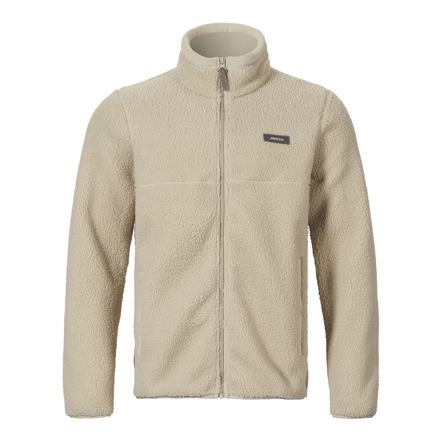 Musto Cove Deep Pile Fleece Jacket - Pure Cashmere