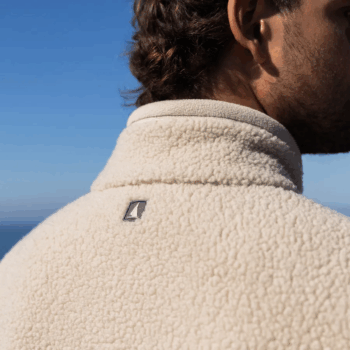 Musto Cove Deep Pile Fleece Jacket - Pure Cashmere