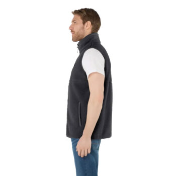 Musto Cove Deep Pile Fleece Vest - Carbon