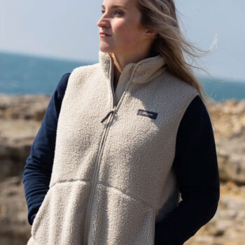 Musto Cove Deep Pile Fleece Vest for Women - Pure Cashmere