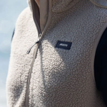 Musto Cove Deep Pile Fleece Vest for Women - Pure Cashmere