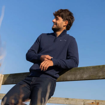 Musto Evo Windproof Knit Jumper - Navy