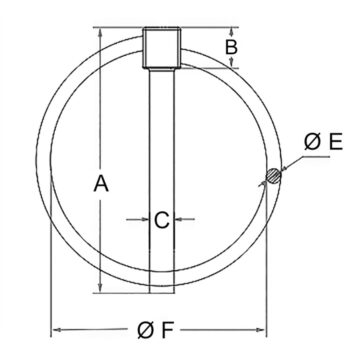 Proboat Stainless Steel Linch Pin - Image