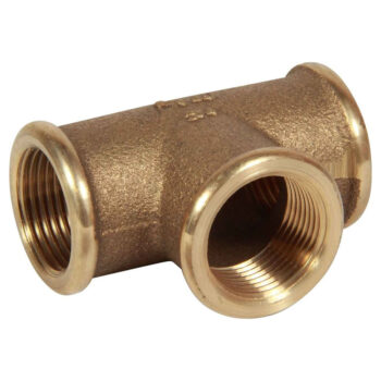 Maestrini Bronze Equal Tee Fitting (Female Ports) - Image