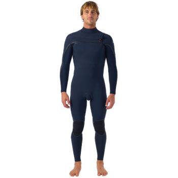 O'Neill Hyperfreak Fire 4/3+ Chest Zip Wetsuit - Carbon/Carbon