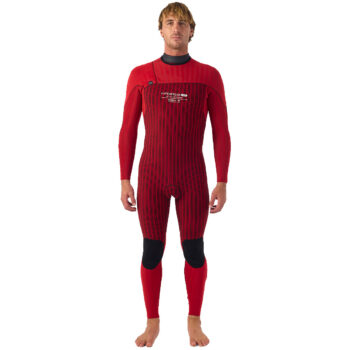 O'Neill Hyperfreak Fire 4/3+ Chest Zip Wetsuit - Carbon/Carbon