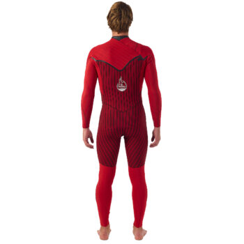 O'Neill Hyperfreak Fire 4/3+ Chest Zip Wetsuit - Carbon/Carbon