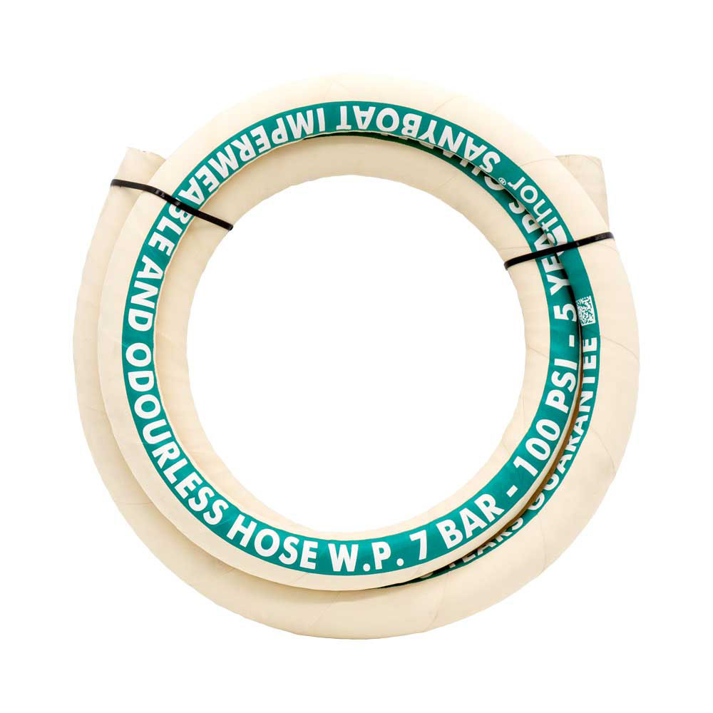 Thor Sanyboat Hose - White/Green - Sanitary Hose - Image