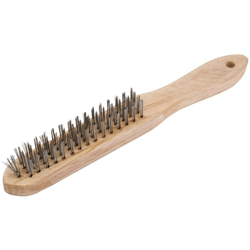 Draper Redline 4 Row Wire Scratch Brush - Image