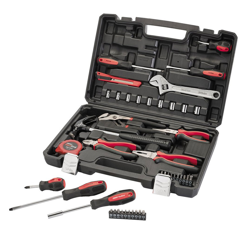 Draper Redline Home Essential Tool Kit (43 Pieces) - Image