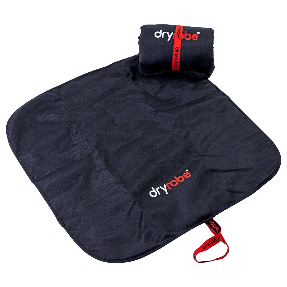 Dryrobe Changing Mat - Black/Red